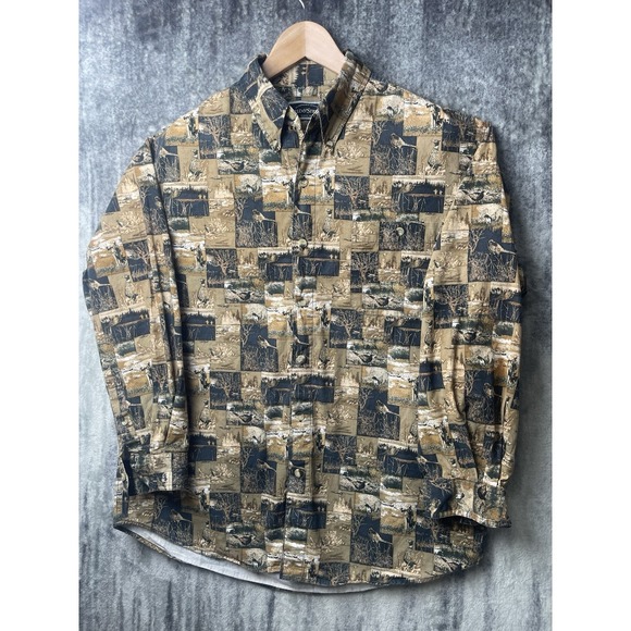 Field & Stream Other - Field & Stream AOP Camo Long Sleeve Mens Large Shirt